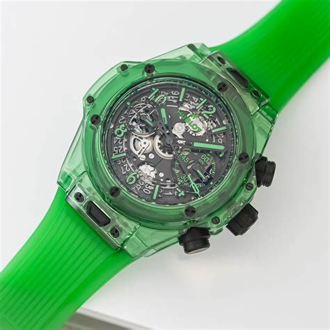 hublot big bang unico saxem green|big bang saxem unico green.